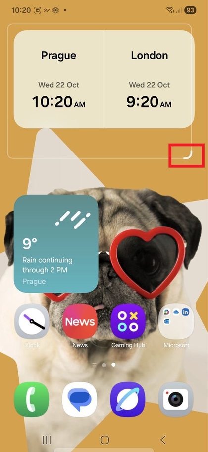 Personalizar el tama&ntilde;o del widget