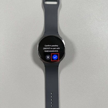 Emparejando el Samsung Galaxy Watch 8 LTE con un tel&eacute;fono