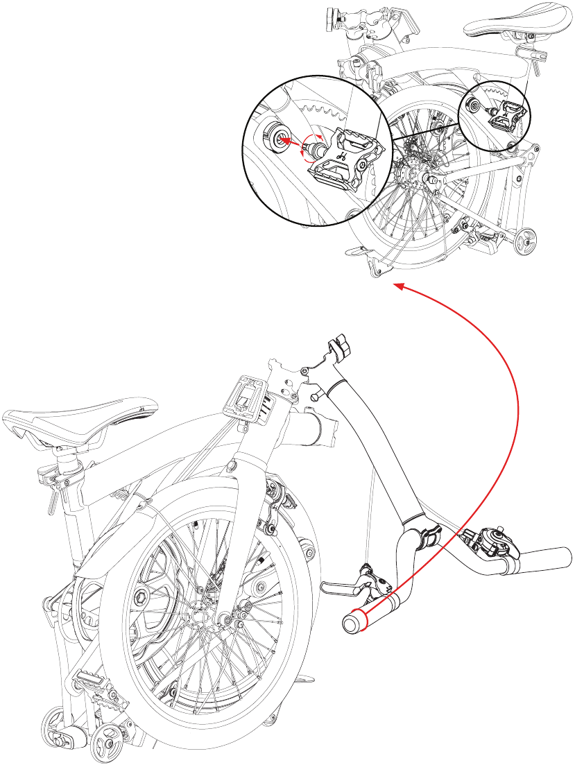 Desplegado de la bicicleta - Paso 2