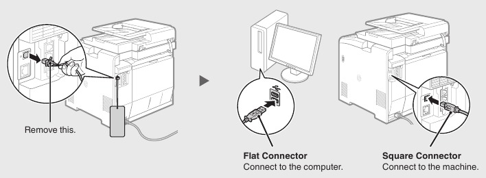 Conexi&oacute;n USB: paso 3: conecte el cable USB