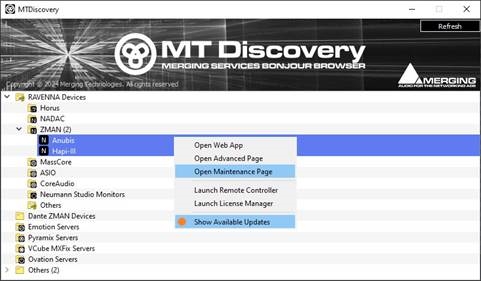 Directrices de configuraci&oacute;n de Dante - Procedimiento - Paso 1