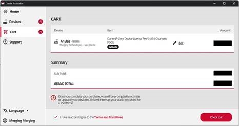 Directrices de configuraci&oacute;n de Dante - Procedimiento - Paso 6