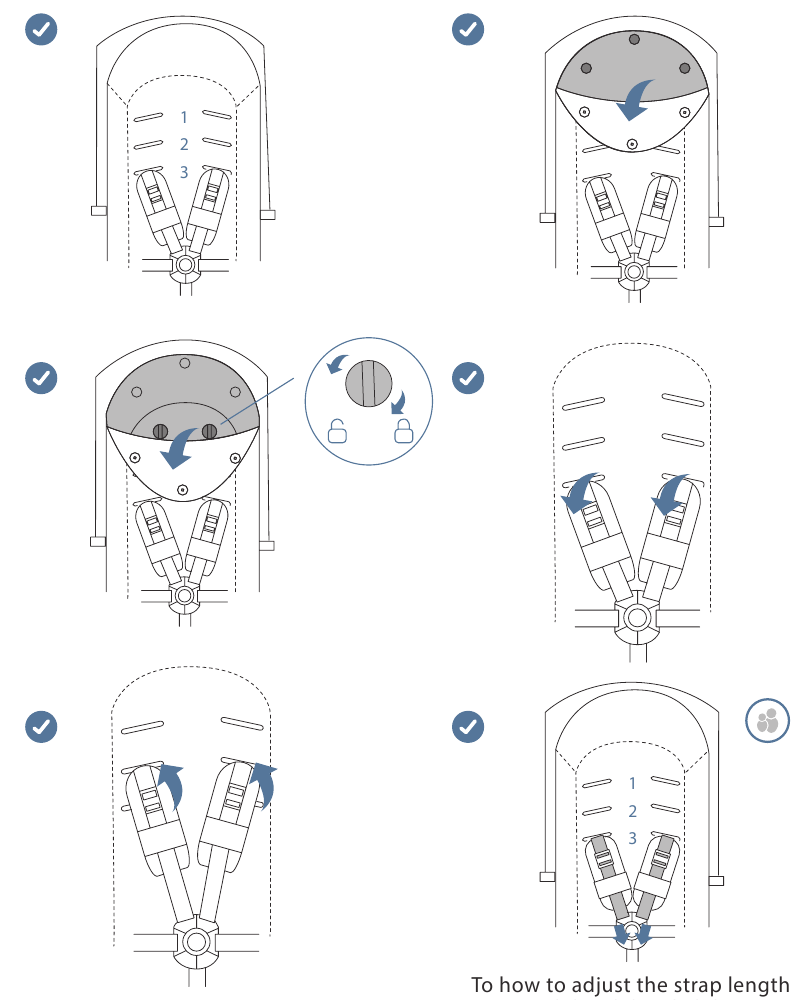 C&oacute;mo usar el arn&eacute;s del asiento 