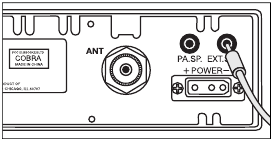 Conector de altavoz externo