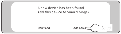 Conexi&oacute;n de la aplicaci&oacute;n SmartThings al producto - Paso 1