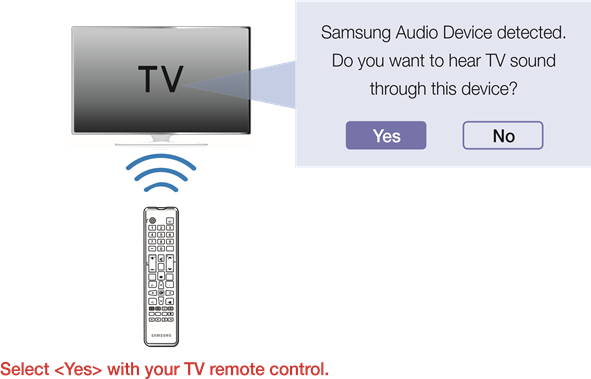 Conexi&oacute;n a un televisor Samsung con Bluetooth - Paso 2