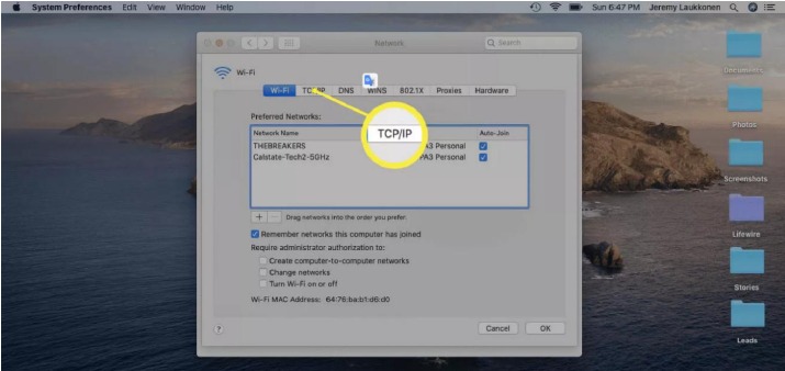 C&oacute;mo cambiar su direcci&oacute;n IP en Mac - Paso 4