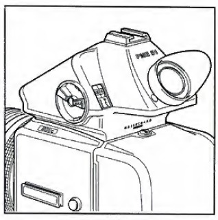 Ajustes del visor de prisma con fot&oacute;metro Hasselblad - Paso 1