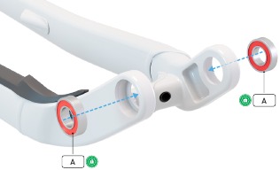 MONTAJE DEL TRI&Aacute;NGULO TRASERO - RODAMIENTOS DEL PIVOTE PRINCIPAL