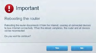 Opci&oacute;n de reinicio en Linksys Smart Wi-Fi