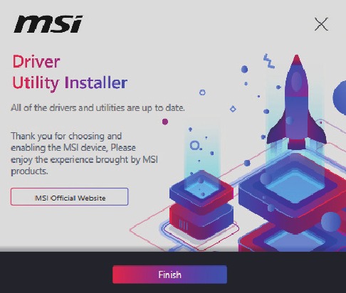 Instalar MSI Center y drivers