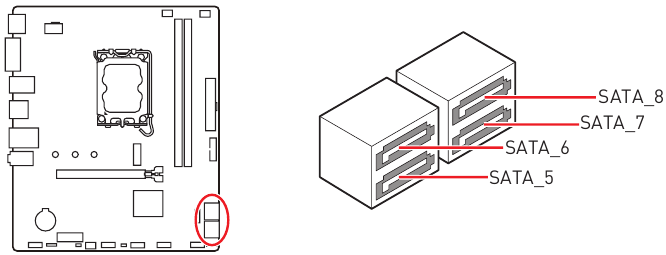 Descripci&oacute;n general - Parte 5 - Conectores SATA de 6 Gb/s