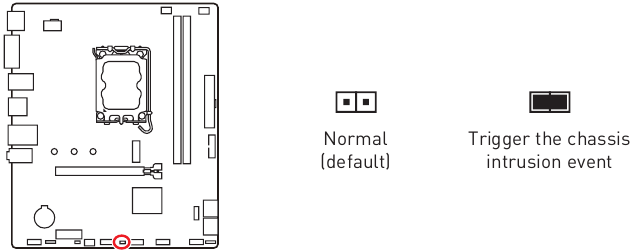 Descripci&oacute;n general - Parte 6 - Conector de intrusi&oacute;n en el chasis