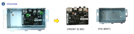 PLACA IO FRONTAL - Aviso de desmontaje 