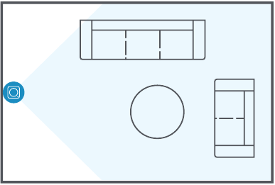 Configuraci&oacute;n - Paso 5 - Detector de movimiento en una pared