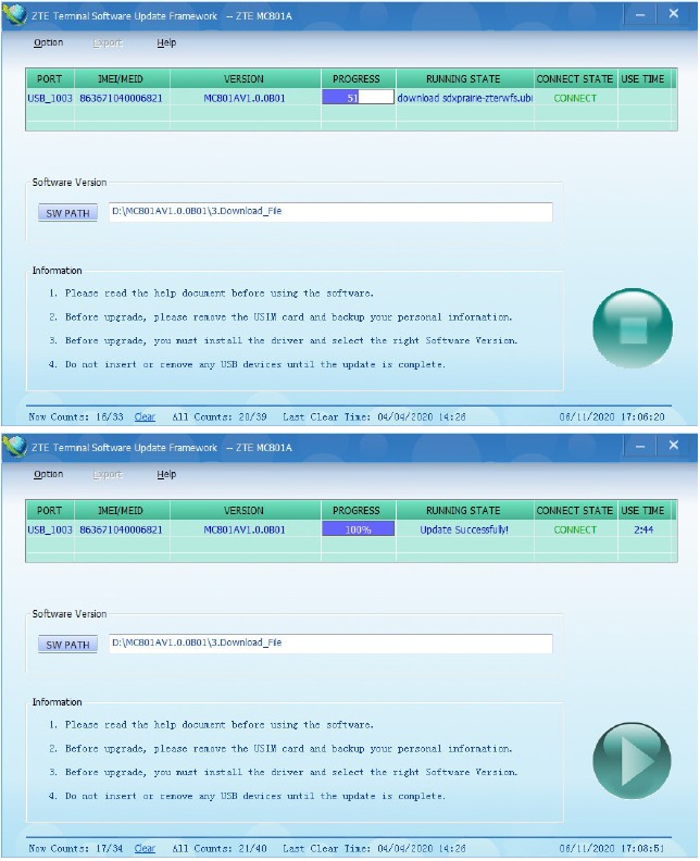 Descargar software - Paso 3