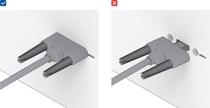 Conexi&oacute;n segura del cable de expansi&oacute;n