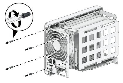 Para instalar un ventilador nuevo - Paso 2