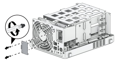 Para quitar el ventilador defectuoso - Paso 5