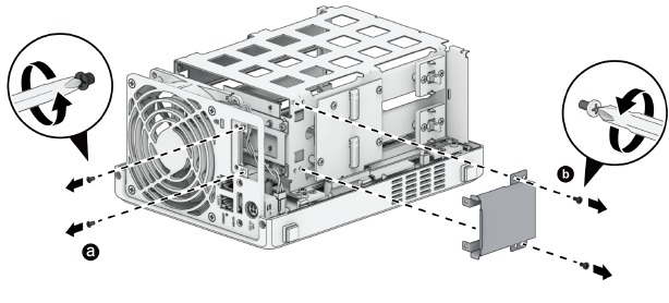 Para quitar el ventilador defectuoso - Paso 6