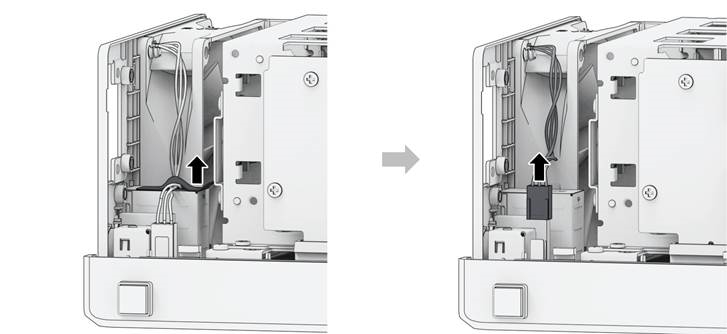 Para quitar el ventilador defectuoso - Paso 7