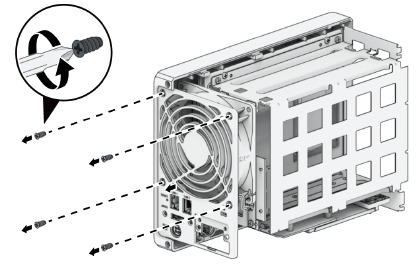 Para quitar el ventilador defectuoso - Paso 8