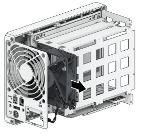 Para quitar el ventilador defectuoso - Paso 9