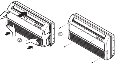 Montaje del panel frontal