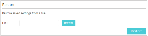 Restaurar la configuraci&oacute;n