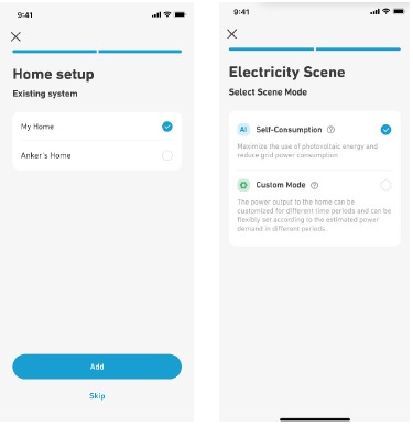 Ajuste del plan de energ&iacute;a - Seleccionar modo