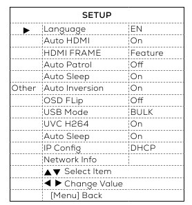 P&aacute;gina de configuraci&oacute;n