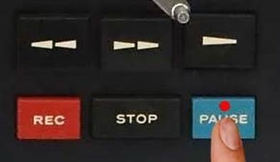 Funcionamiento del bot&oacute;n de control PAUSE