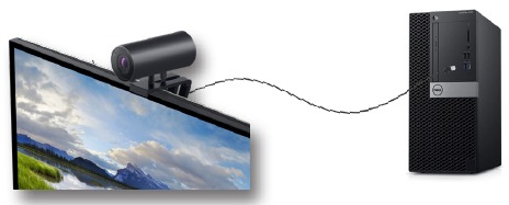Configuraci&oacute;n de la c&aacute;mara web en un monitor - Paso 4 