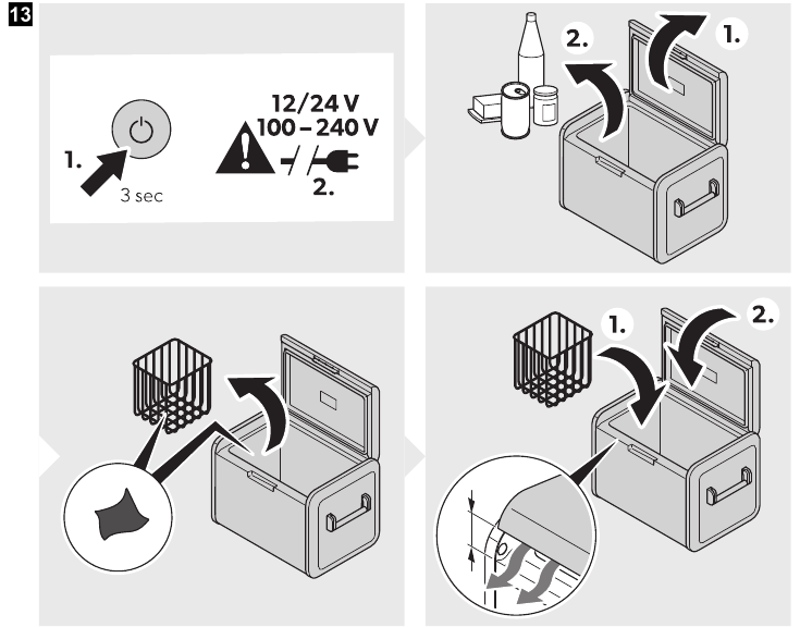 Apagar el dispositivo de refrigeraci&oacute;n