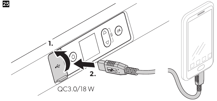 Puerto USB para la fuente de alimentaci&oacute;n