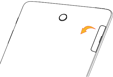 Insertar/retirar las tarjetas MicroSIM/MicroSD - Paso 1
