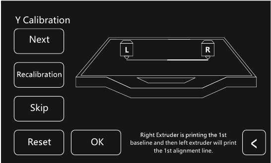 Calibraci&oacute;n del eje Y - Paso 1