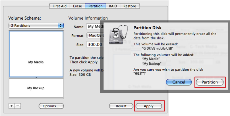 Uso en Mac - Reformatear con particiones - Paso 4