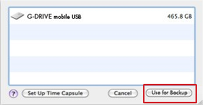 Uso en Mac - Uso con Time Machine - Paso 3