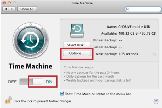 Uso en Mac - Uso con Time Machine - Paso 4