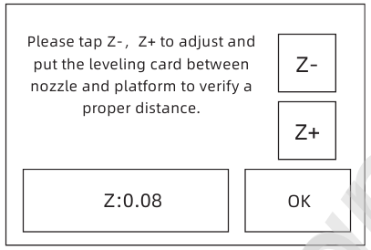 Calibraci&oacute;n del eje Z - Paso 3