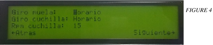 Par&aacute;metros necesarios para el programa deseado