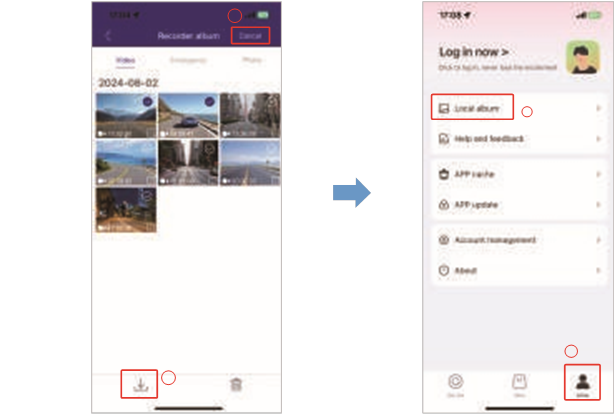 Descargar los archivos de v&iacute;deo en tu tel&eacute;fono inteligente - Paso 2