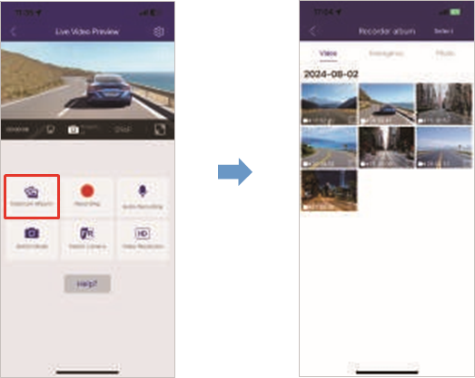 Descargar los archivos de v&iacute;deo en tu tel&eacute;fono inteligente - Paso 1