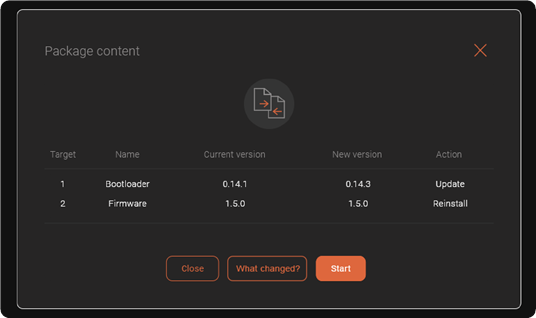 ACTUALIZACI&Oacute;N DEL FIRMWARE - Paso 2