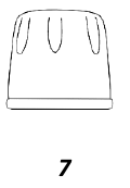Cubierta del perno del manillar