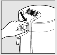 Imagen de c&oacute;mo insertar un barril de cerveza en el sistema Beertender.