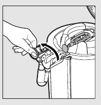 Imagen de c&oacute;mo abrir la cubierta del grifo del sistema Beertender.