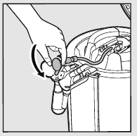 Imagen de c&oacute;mo colocar el grifo en un barril de cerveza del sistema Beertender.