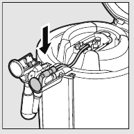 Imagen de c&oacute;mo colocar el tubo de cerveza en el sistema Beertender.